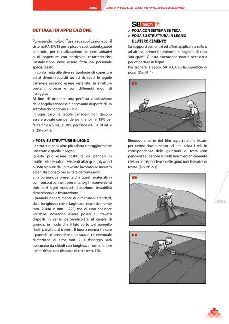 scarica il manuale - Tegole Canadesi Originali