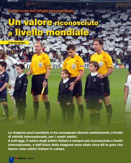 "l'Arbitro" in PDF - Associazione Italiana Arbitri