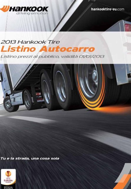 Listino Hankook Autocarro 1° Gennaio 2013 - Ciavarella Pneumatici