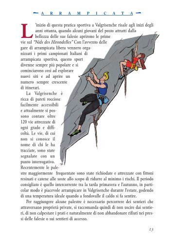 Arrampicata (PDF) - Società delle Guide della Valgrisenche