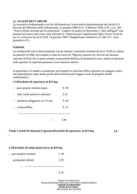 CC_RELAZIONE STRUTTURALE.pdf - Comune di Pomarance