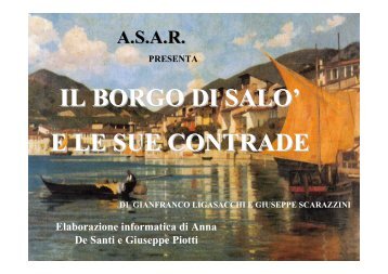 Il Borgo di Salò e le sue Contrade - Asar garda