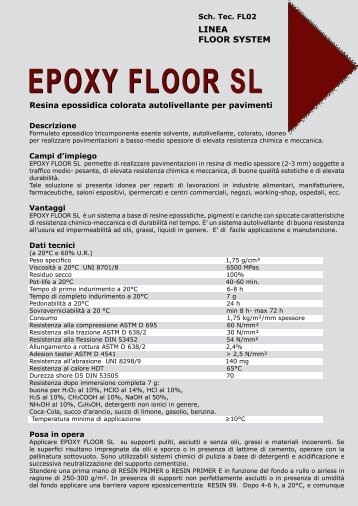 EPOXY FLOOR SL Sch. Tec. FL02 - G & P INTECH srl
