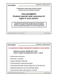 COLLEGAMENTI Problemi speciali nelle costruzioni ... - Promo legno