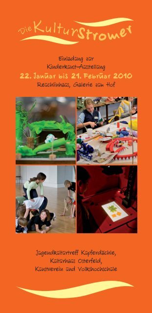 Kinderkunst-Ausstellung „Die KulturStromer“ - Kunstverein ...