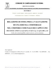 relazione di stima per la valutazione di una edicola cimiteriale nel ...