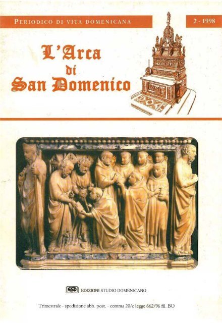 aprile - giugno - (Domenicani) - Provincia San Domenico in Italia