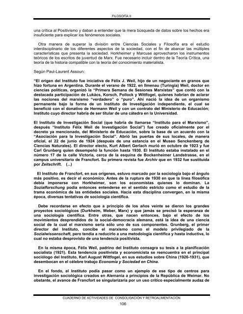 cuaderno de actividades filosofia 2 - Sitio del grupo Web