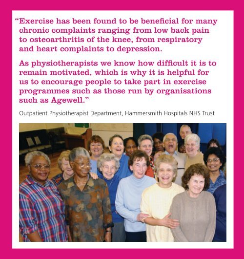 Agewell activities programme - London Borough of Hammersmith ...