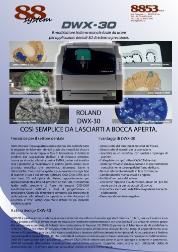 DWX-30 Depliant informativo - 88dent