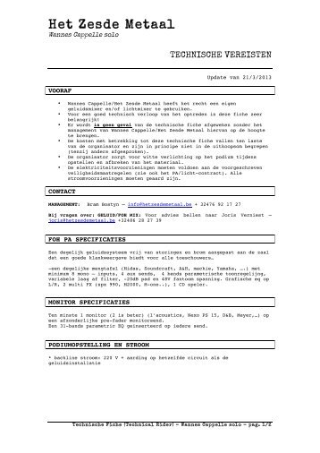 Technische Fiche Wannes Cappelle solo (Het Zesde Metaal).pdf