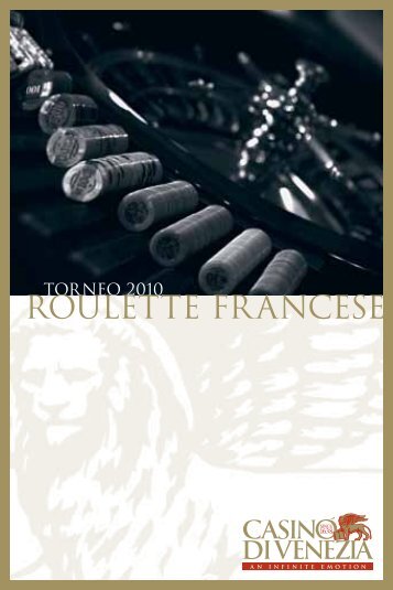 Scarica il regolamento del Torneo 2010 di Roulette francese