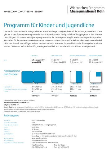 Download Mediadaten (PDF 0,5 MB)