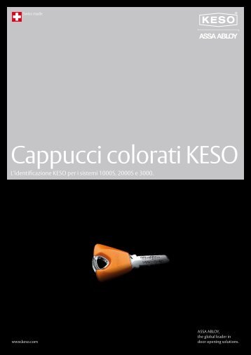 Cappucci colorati KESO - ASSA ABLOY (Switzerland) AG