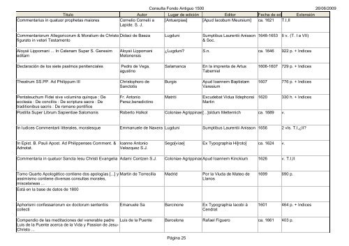 Consulta Fondo Antiguo 1500