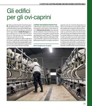 Gli edifici per gli ovi-caprini ( PDF - 159 kB ) - Ermes Agricoltura