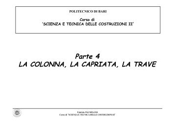 Palmisano - Tecnica II - 4.pptx - Politecnico di Bari