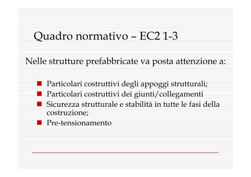 Strutture prefabbricate - Università del Sannio