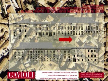 Palazzo Chiavelli - Scheda tecnica dell'intervento - Gavioli Restauri Srl
