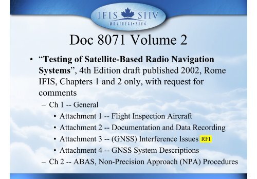 ICAO Document 8071 - Nav Canada