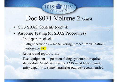 ICAO Document 8071 - Nav Canada