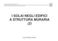 3. le coperture - Università Politecnica delle Marche