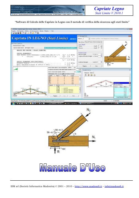 Manuale Capriate Legno SLU DM 2008 - SIM srl