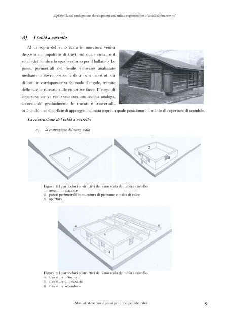 Cap. 1 : Caratterizzazione del Tabià - AlpCity