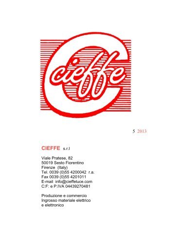 Cablaggi Elettrici, Tiges Ferro - Cieffe Srl