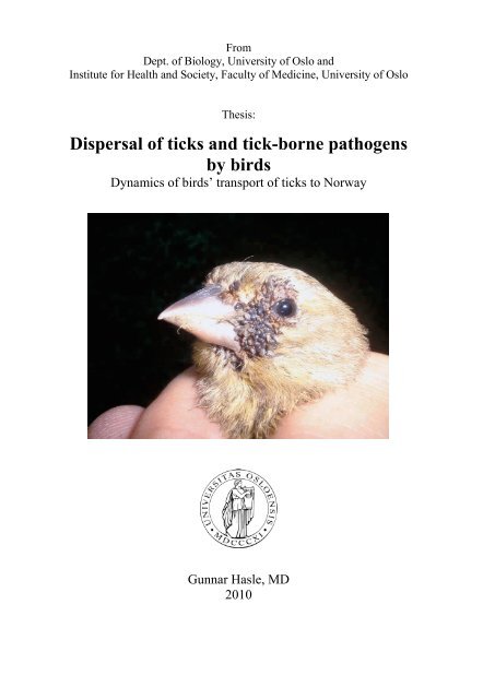 Dispersal Of Ticks And Tick Borne Diseases By Birds Lista