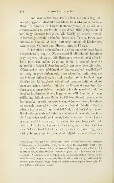 A Szörényi bánság és Szörény vármegye története - MEK