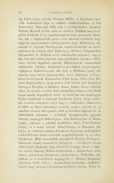 A Szörényi bánság és Szörény vármegye története - MEK