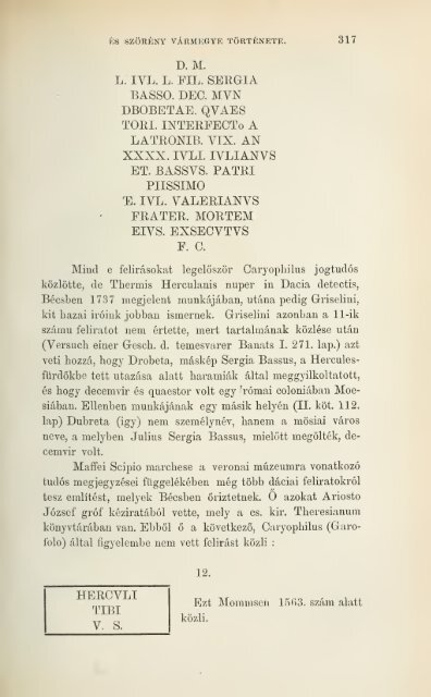 A Szörényi bánság és Szörény vármegye története - MEK