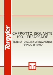 CAPPOTTO ISOLANTE ISOLIERFASSADE - Torggler