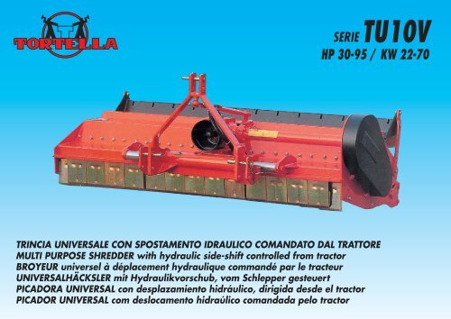 serie tu10 hp 30-95 / kw 22-70 - Tortella