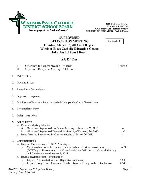 Here - Windsor-Essex Catholic District School Board