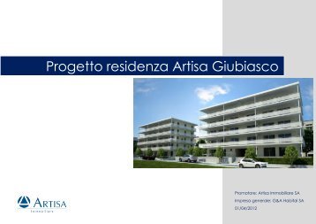 Progetto residenza Artisa Giubiasco - immobili-svizzera.ch