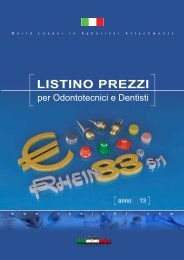 LISTINO PREZZI - Rhein83