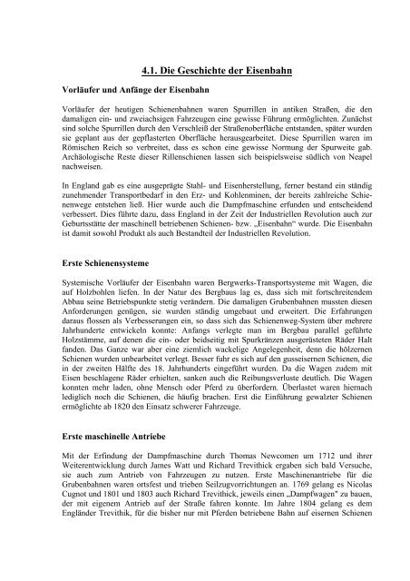 Die Geschichte Der Eisenbahn Wirsberg Gymnasium