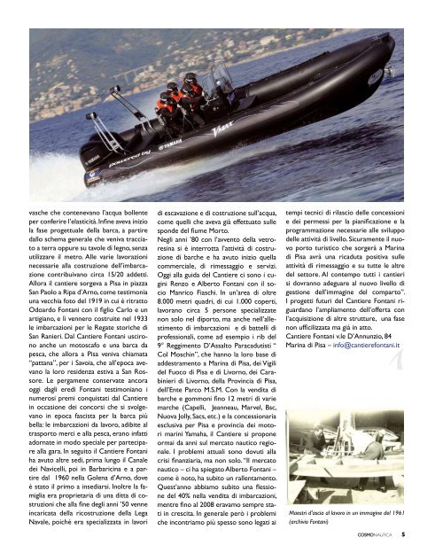 4 COSMONAUTICA-(giugno - luglio 2009) - Consorzio Nautica Pisana