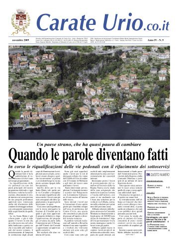 Carate Urio.co.it - Comune di Bellagio