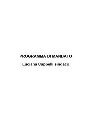 Programma di Mandato Luciana Cappelli - Comune di Empoli