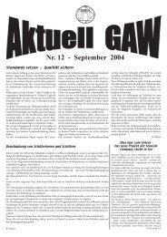 gaw aktuell, Ausgabe 12, 09-04 - Gymnasium am Wirteltor Düren