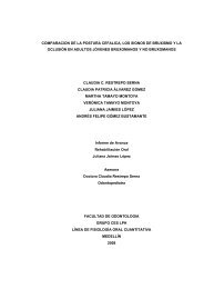 comparacion de la postura cefalica, los signos de bruxismo y la ...