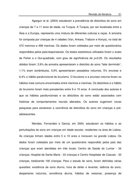 Avaliação da prevalência do bruxismo infantil e sua relação ... - Unicid