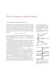 4. Punti di diramazione e punto all'infinito - INFN