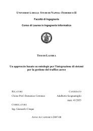 download tesi - MobiLab - Università degli Studi di Napoli Federico II