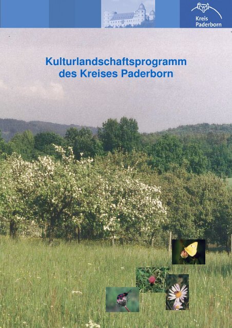 Richtlinie für das Kulturlandschaftsprogramm des Kreises Paderborn