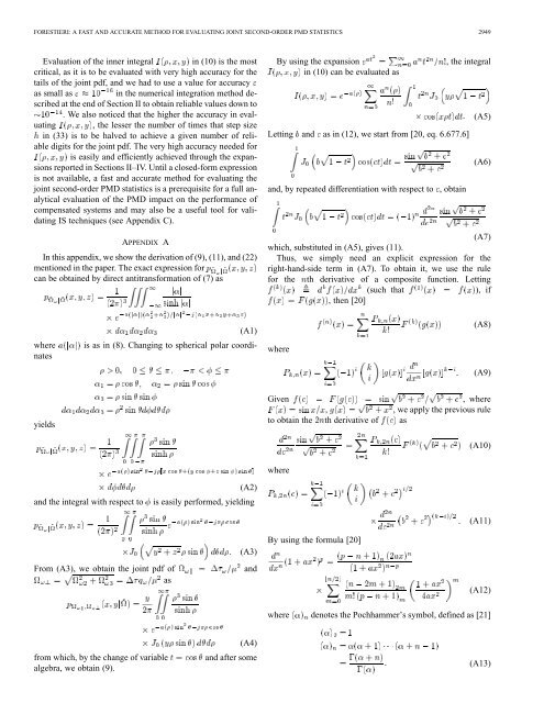 A fast and accurate method for evaluating joint second-order PMD ...