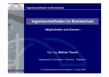 Ingenieurmethoden im Brandschutz